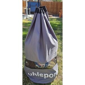 New UHLSPORT® BALL BAG Soccer Volleyball Durable Fit 12 Size 5 With Carry Straps